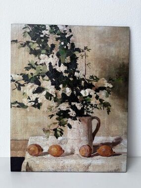 Art: Still Life Oil Painting on Artist Board